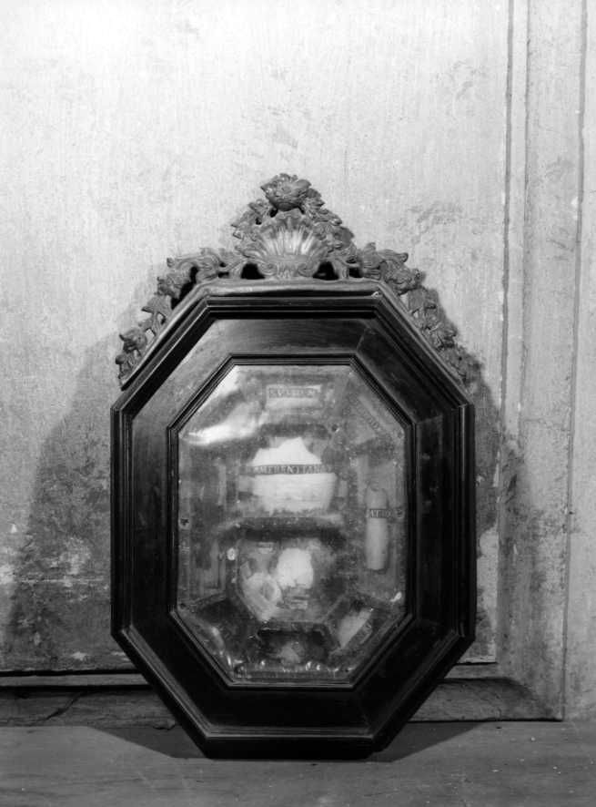 reliquiario - bottega campana (fine/inizio secc. XIX/ XX)