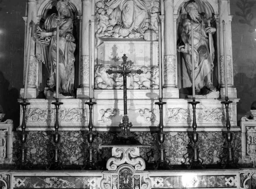 candelabro, serie - bottega campana (fine/inizio secc. XIX/ XX)