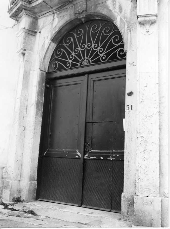 portale - ad arco - bottega campana (sec. XVIII)