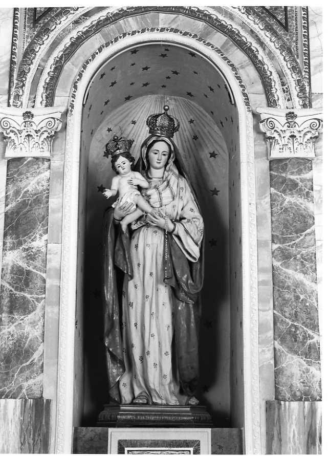Madonna del Rosario (statua) - bottega campana (sec. XIX)