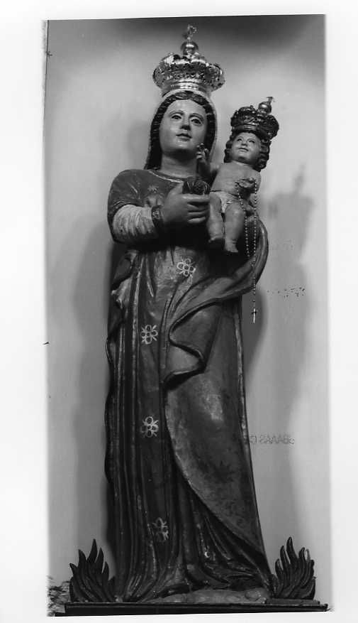 Madonna con Bambino (statua) - bottega campana (sec. XIX)