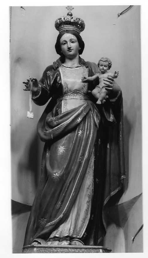Madonna con Bambino (statua) - bottega campana (sec. XIX)