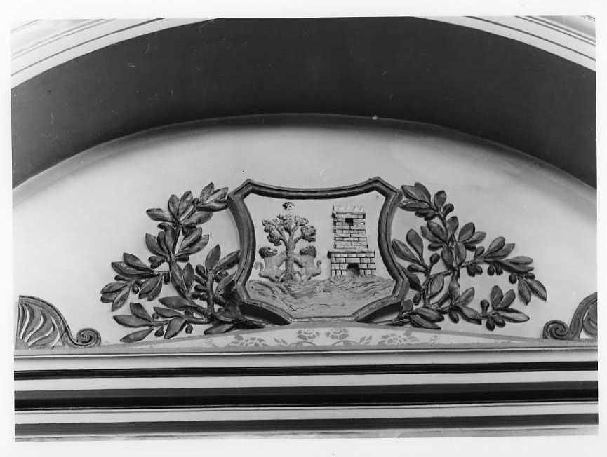 decorazione plastico-pittorica - bottega campana (sec. XIX)