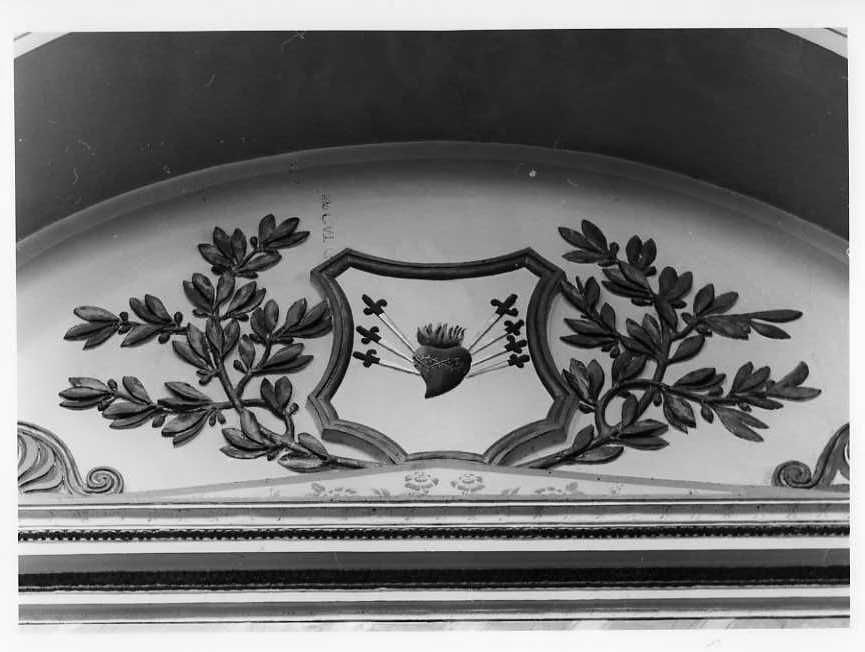 decorazione plastico-pittorica - bottega campana (sec. XIX)