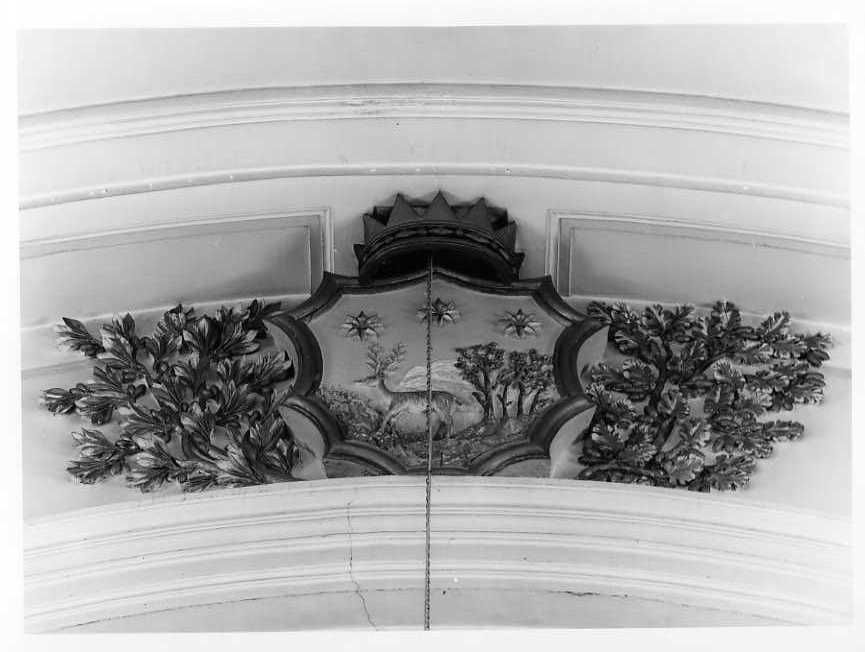 decorazione plastico-pittorica - bottega campana (sec. XIX)