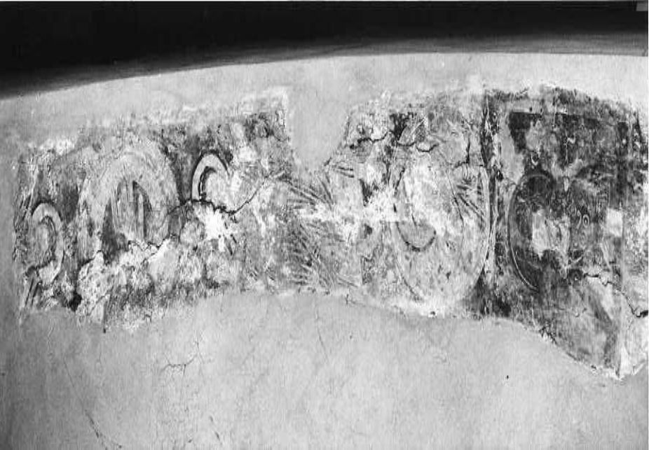 Angeli e un Santo (dipinto) - ambito campano (sec. XII)