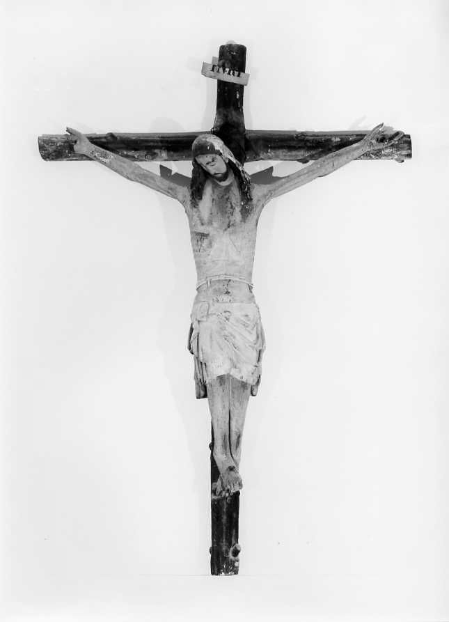 Cristo crocifisso (crocifisso) - bottega campana (sec. XIV)
