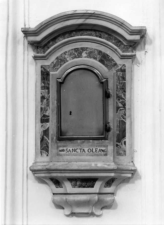 armadietto per oli santi - bottega napoletana (seconda metà sec. XVIII)