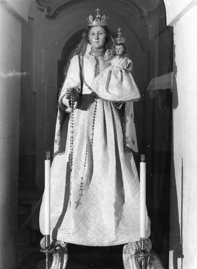 Madonna del Rosario (statua) - bottega campana (sec. XIX)