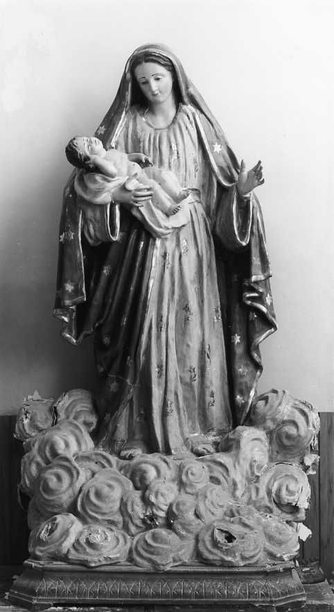 Madonna con Bambino (statua) - bottega campana (prima metà sec. XX)