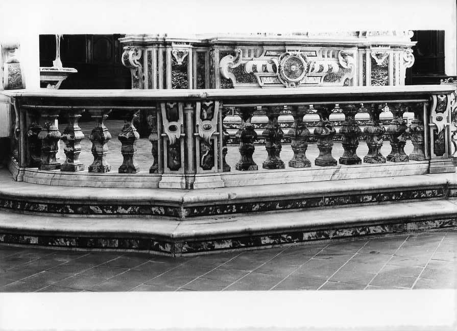 balaustrata - bottega napoletana (metà sec. XVIII)