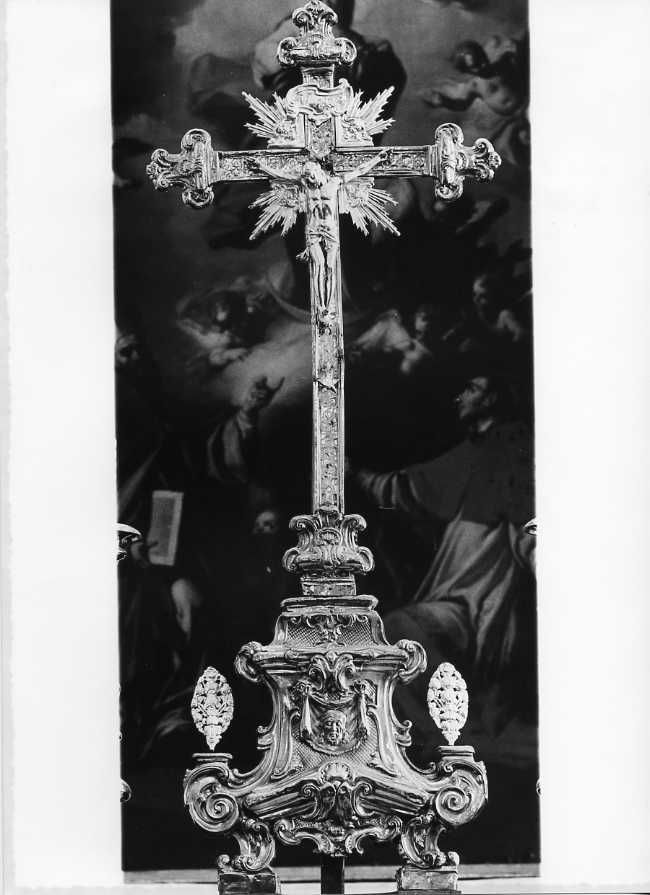 Cristo crocifisso (croce d'altare) - bottega napoletana (metà sec. XVIII)