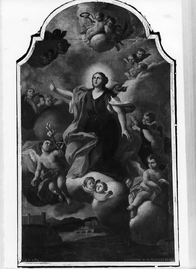 Santa Barbara (dipinto) di Ruggiero F (attribuito) (sec. XVIII)