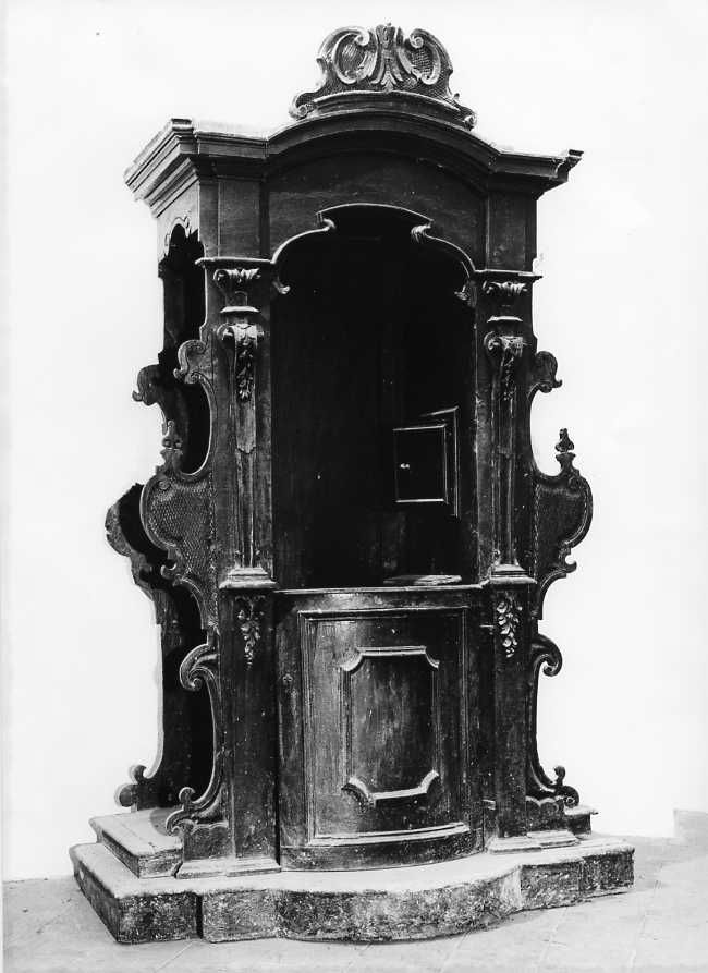 confessionale, serie - bottega napoletana (metà sec. XVIII)