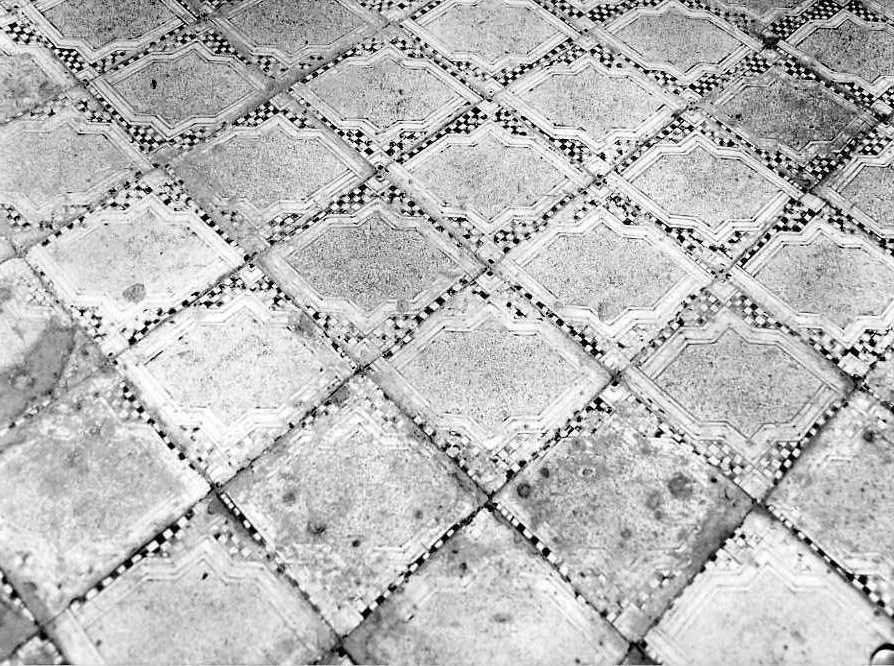 pavimento a mattonelle - bottega campana (sec. XIX)