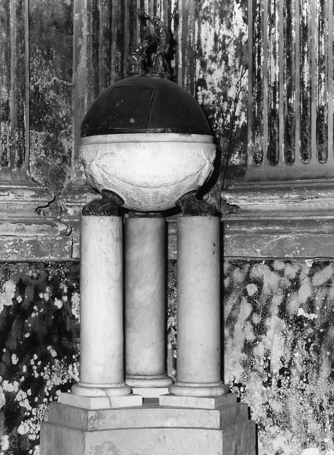 fonte battesimale - bottega campana (sec. XIX)