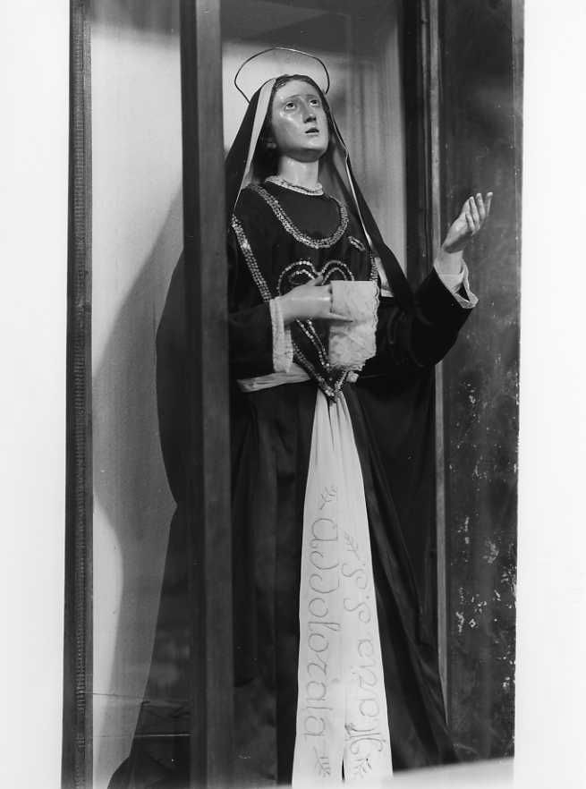 Madonna Addolorata (statua) - ambito campano (metà sec. XIX)