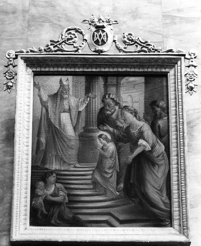 presentazione di Gesù al tempio (dipinto) - ambito campano (sec. XIX)