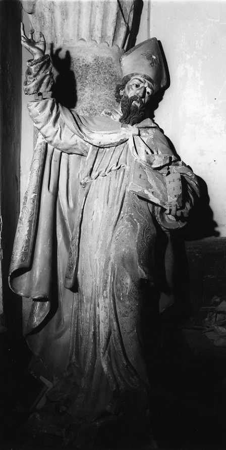 Sant'Agostino (statua) - bottega campana (ultimo quarto sec. XVIII)