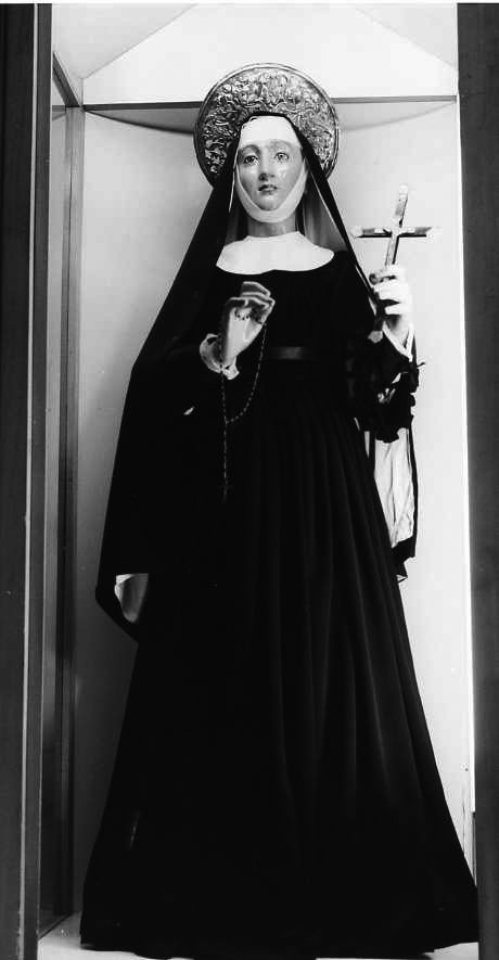 Santa Monica (statua) - bottega campana (sec. XIX)