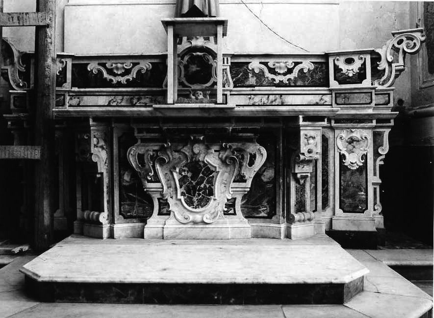 altare - ambito napoletano (seconda metà sec. XVIII)