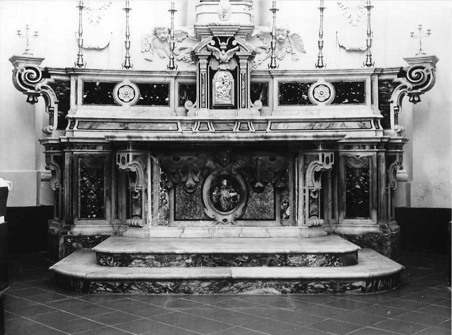 altare maggiore - bottega campana (seconda metà sec. XVIII)