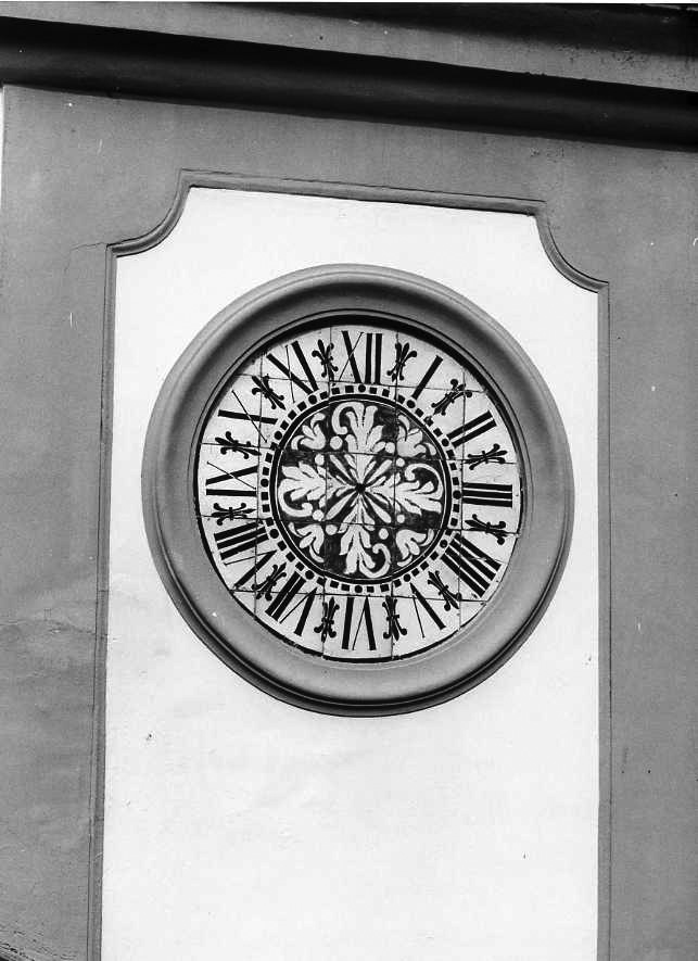 orologio - bottega napoletana (fine/inizio secc. XVIII/ XIX)