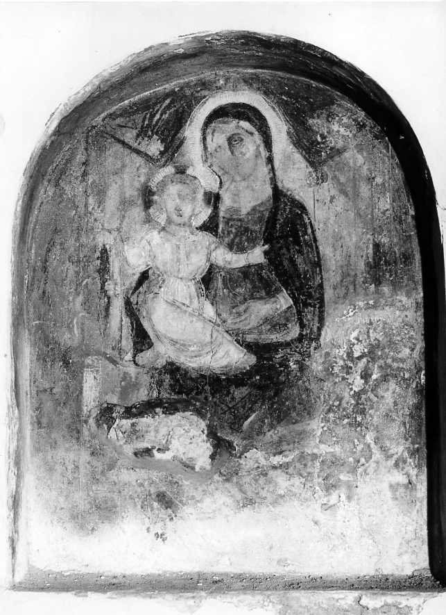 Madonna con Bambino (dipinto) - ambito campano (prima metà sec. XV)