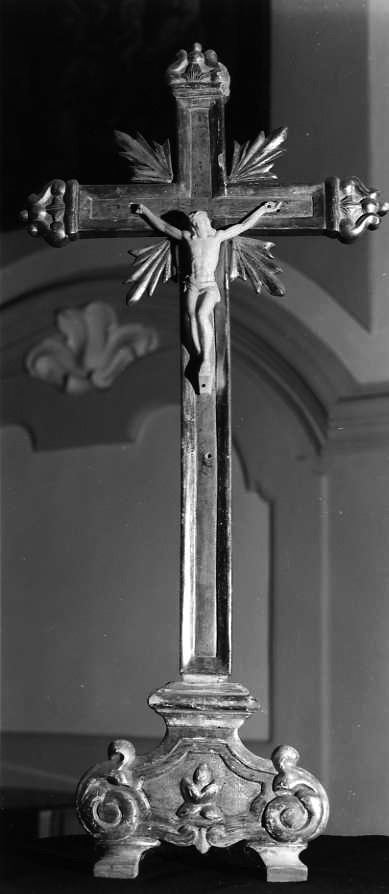 Cristo crocifisso (croce) - bottega campana (prima metà sec. XIX)