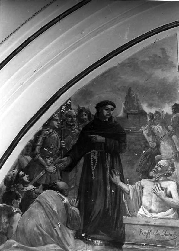 miracolo di Sant'Antonio da Padova (dipinto) di Iodice Raffaele (sec. XX)