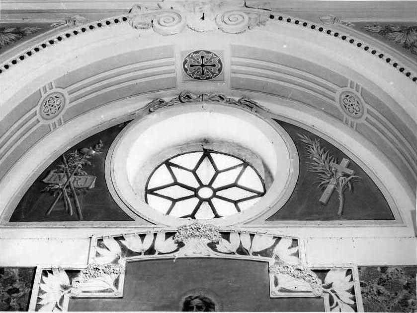 simboli della passione (decorazione pittorica) - ambito campano (sec. XIX)