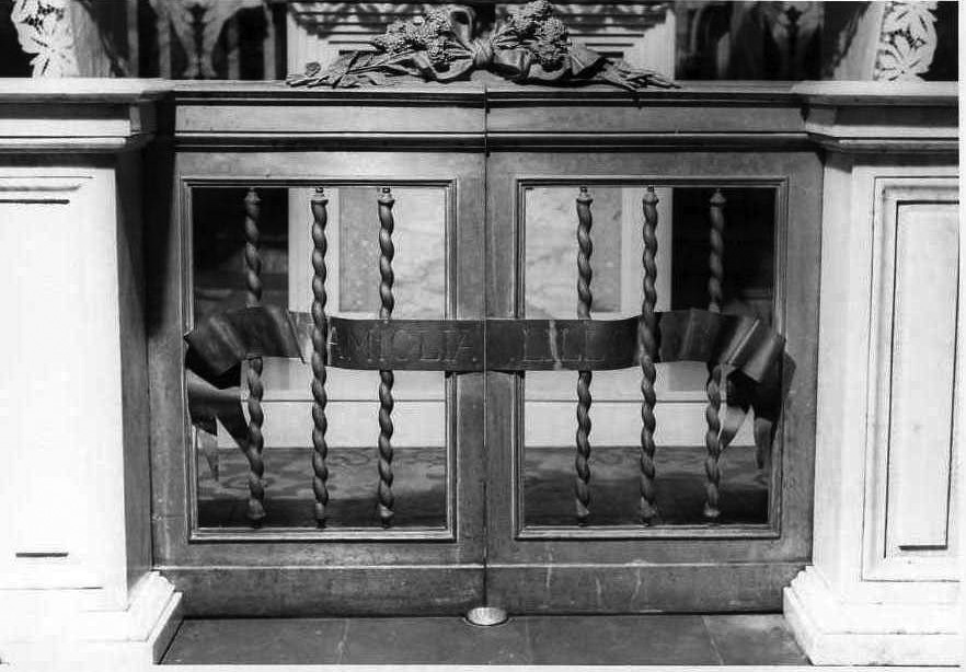 cancello di balaustrata - bottega campana (sec. XX)