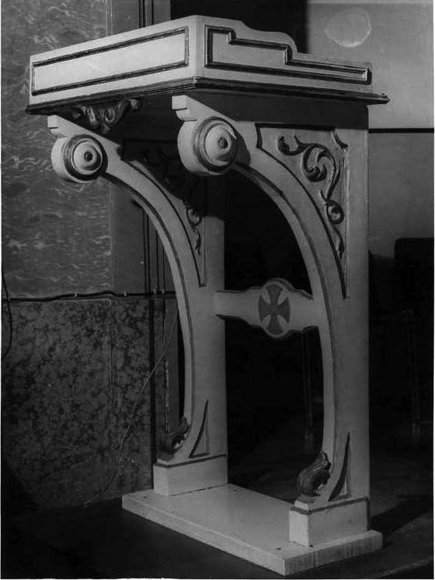 leggio d'altare - bottega campana (sec. XIX)