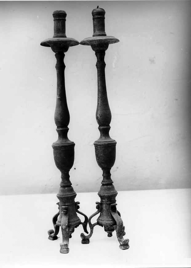 candelabro, serie - bottega campana (sec. XIX)