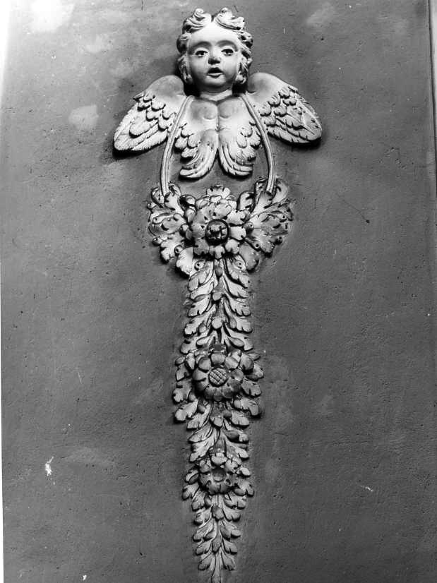 decorazione plastica, serie - bottega campana (sec. XIX)