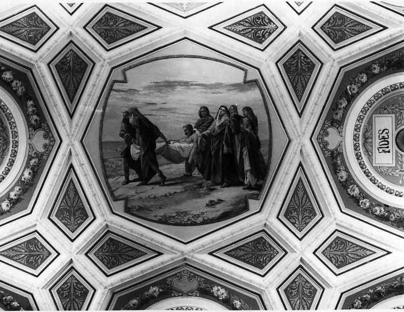 trasporto di Cristo al sepolcro (dipinto) - ambito campano (sec. XIX)