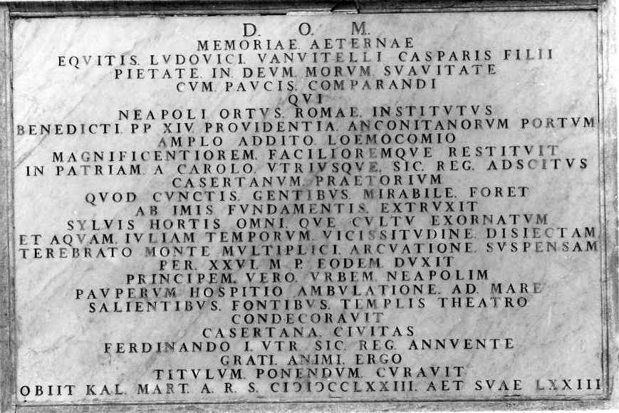 lapide commemorativa - bottega campana (seconda metà sec. XVIII)