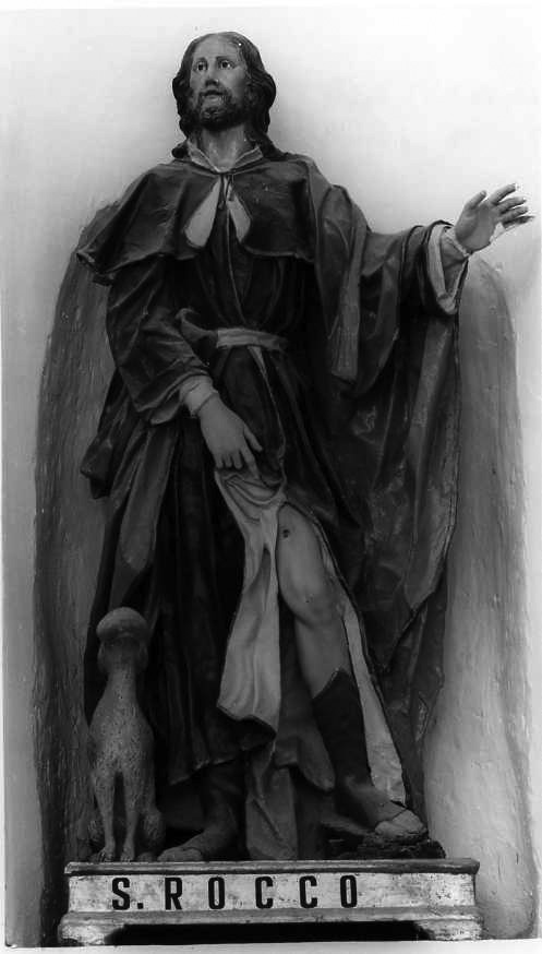 San Rocco (statua) - bottega campana (sec. XIX)