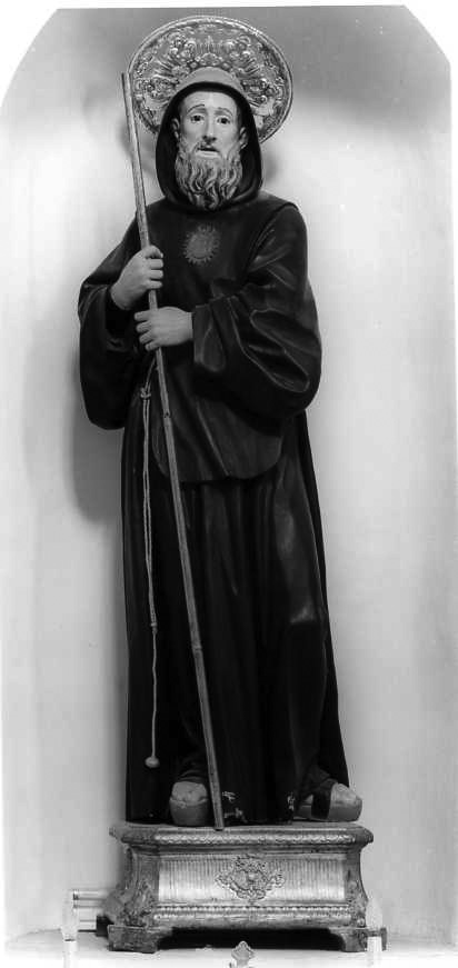 San Francesco di Paola (statua) - bottega campana (seconda metà sec. XVIII)