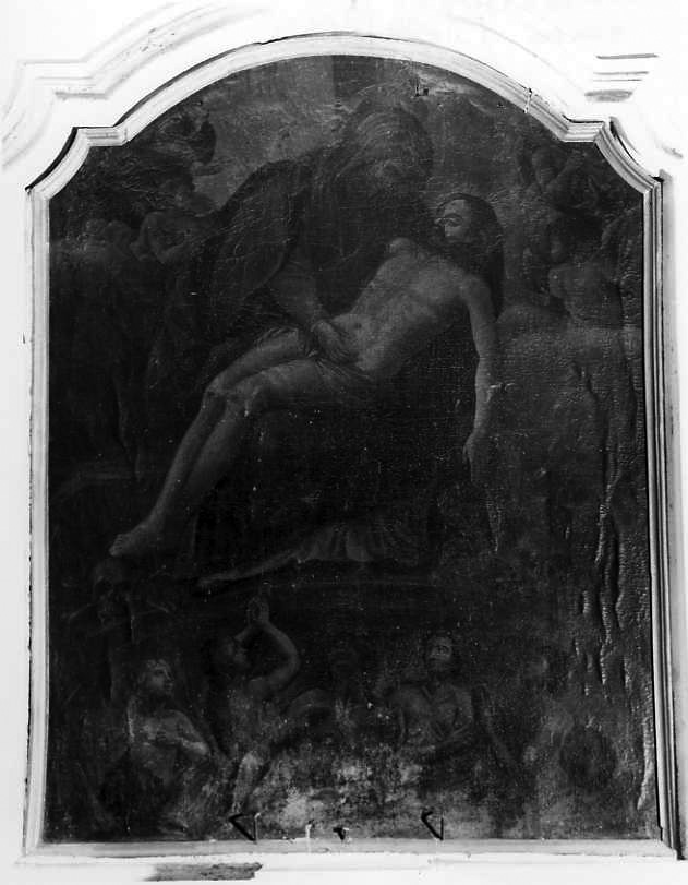 Cristo in pietà (dipinto) - ambito campano (sec. XVIII)