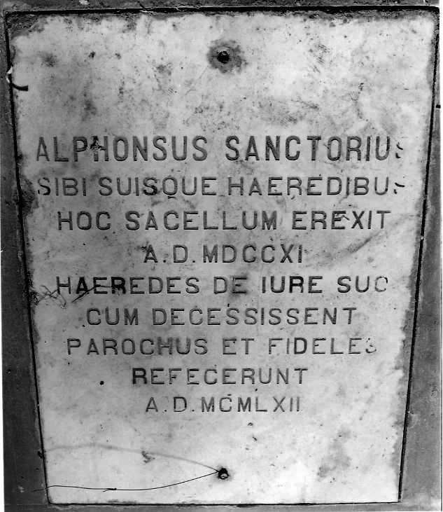 lapide commemorativa - bottega campana (sec. XX)