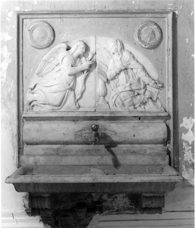 lavabo da sacrestia - bottega campana (sec. XVIII)