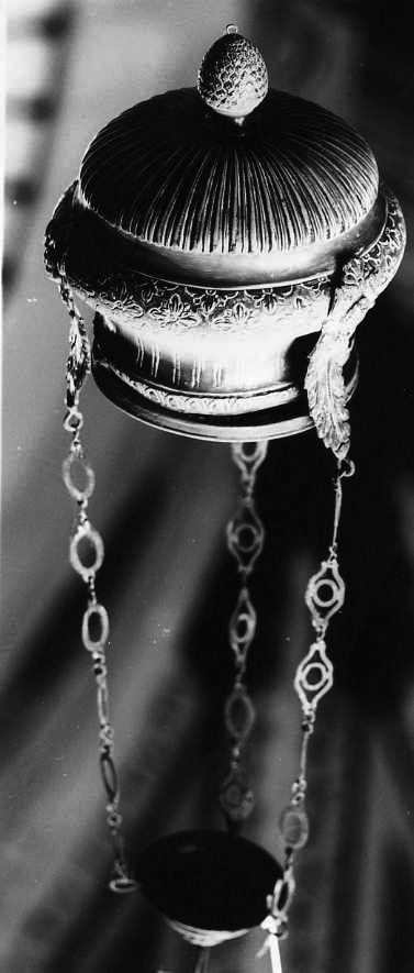 lampada del SS. Sacramento, coppia - bottega campana (sec. XIX)