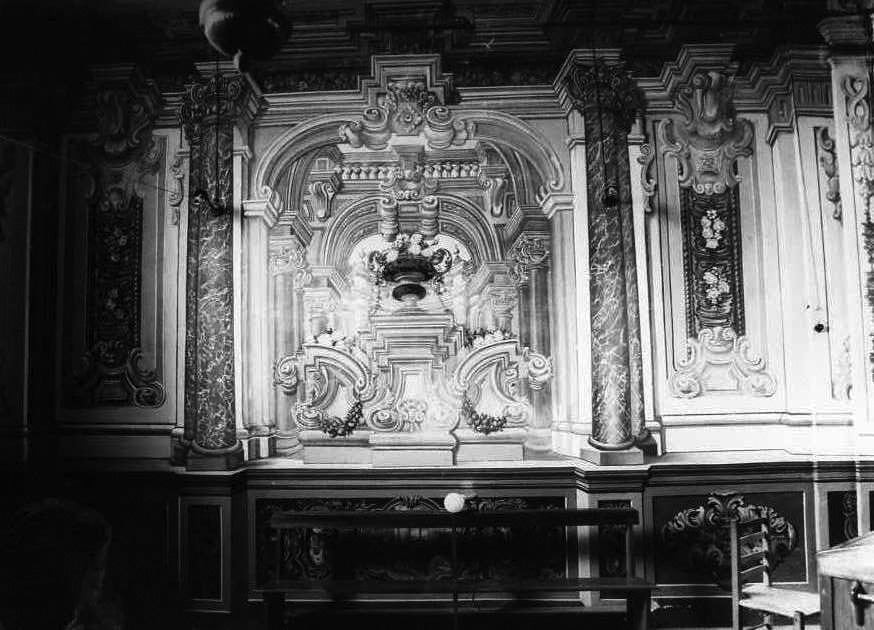 decorazione pittorica - bottega campana (seconda metà sec. XVIII)