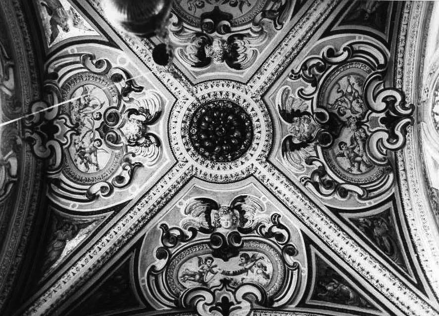 decorazione plastico-pittorica - bottega campana (seconda metà sec. XVIII)