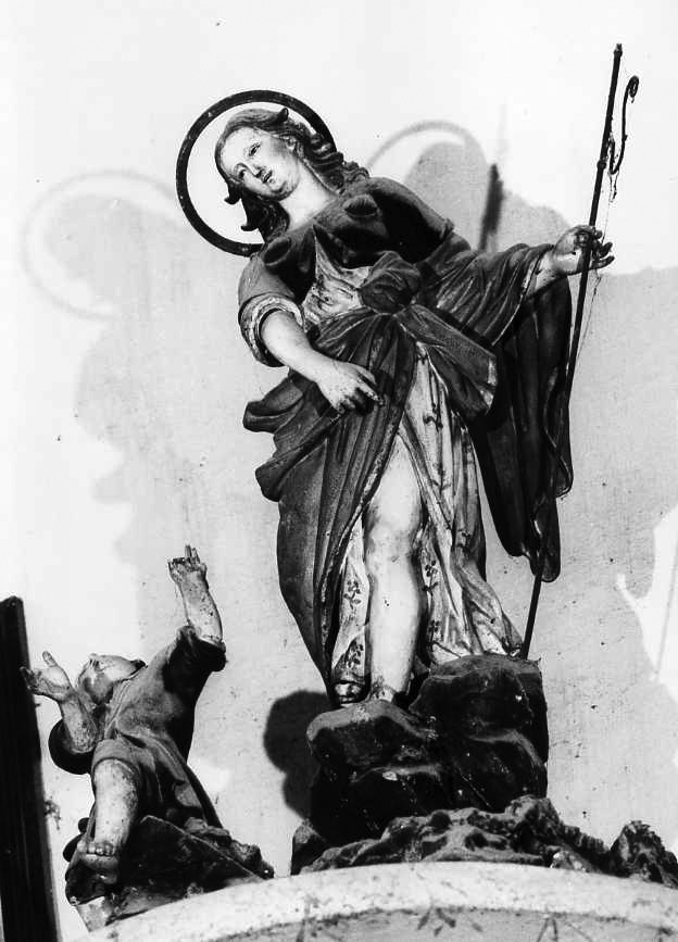 Tobia e l'Angelo (gruppo scultoreo) - bottega campana (seconda metà sec. XVIII)