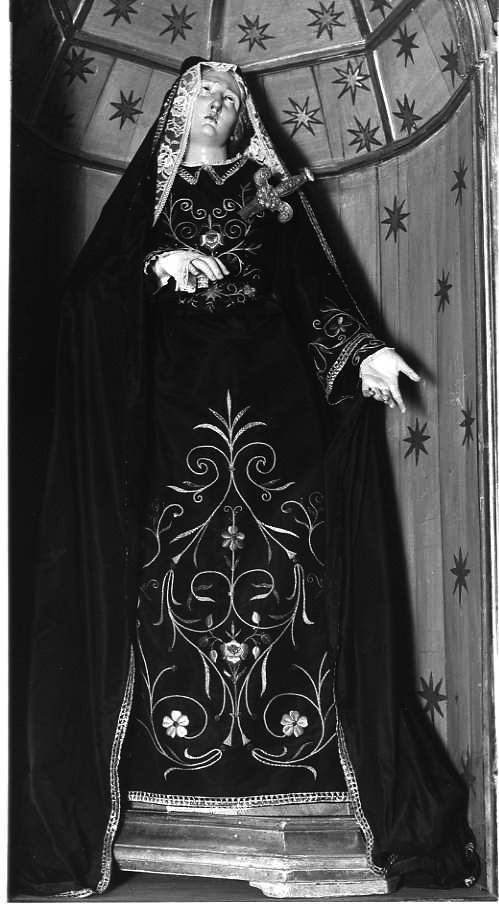 Madonna Addolorata (statua) - bottega napoletana (prima metà sec. XIX)