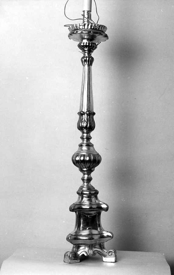 candeliere, serie - bottega campana (ultimo quarto sec. XVIII)