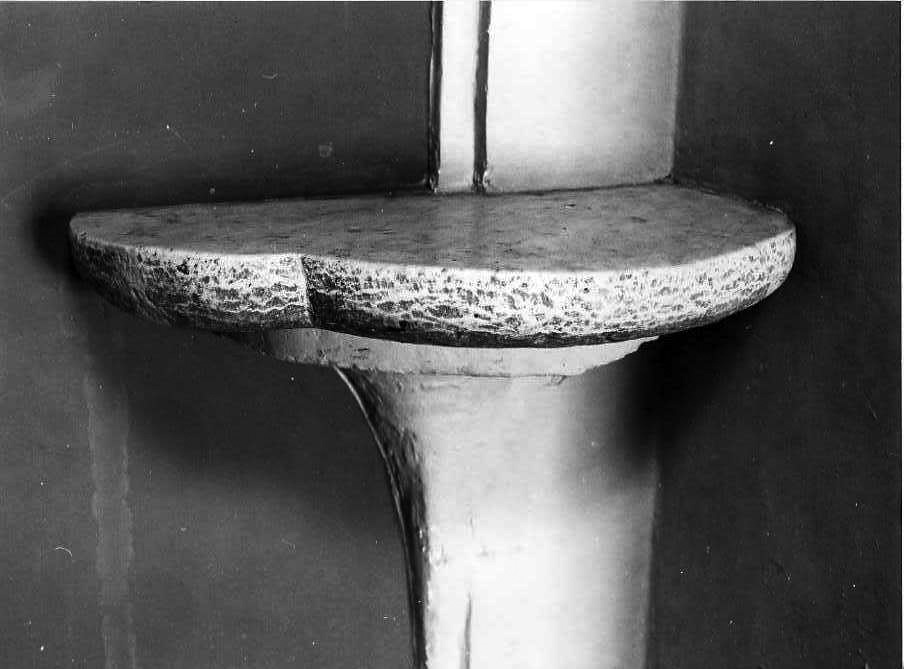 mensola, coppia - bottega napoletana (secc. XIX/ XX)