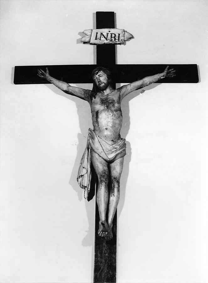 Cristo crocifisso (crocifisso) - bottega campana (sec. XVII)